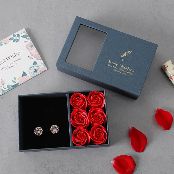 Romantic Rose Jewelry Gift Box – Perfect for Valentine, Anniversaries & Special Occasions